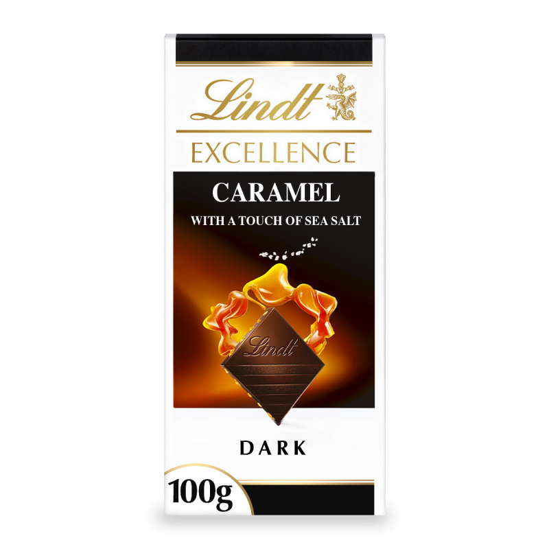 Lindt Čokoláda EXCELLENCE hořká s karamelem a mořskou solí