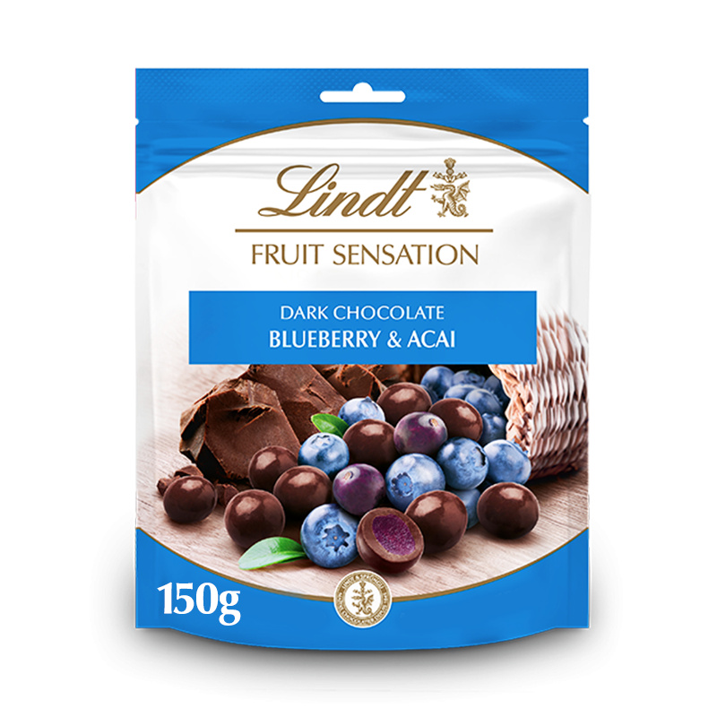 Lindt Sensation Fruit Borůvky & Acai v hořké čokoládě