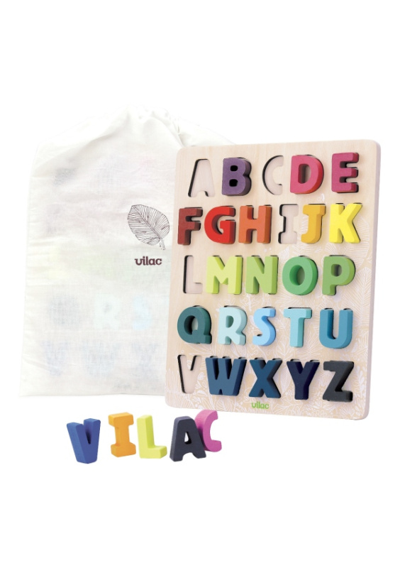Vilac vkládací puzzle abeceda