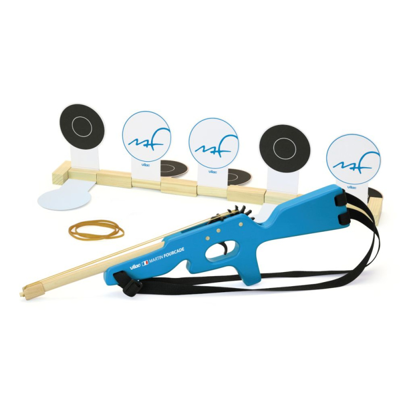 Vilac dřevěná biatlonová malorážka Martin Furcade