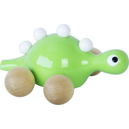 Vilac dřevěný dinosaurus na kolečkách zelený