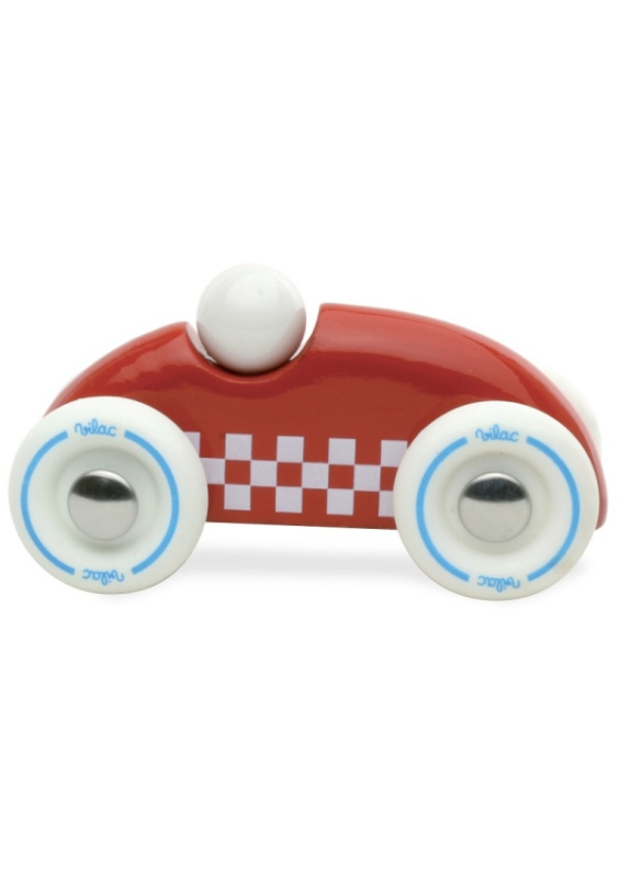 Vilac Dřevěné auto mini rallye červené