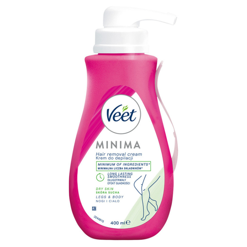 Veet Minima Dry Skin hydratační depilační krém pro suchou pokožku 400 ml