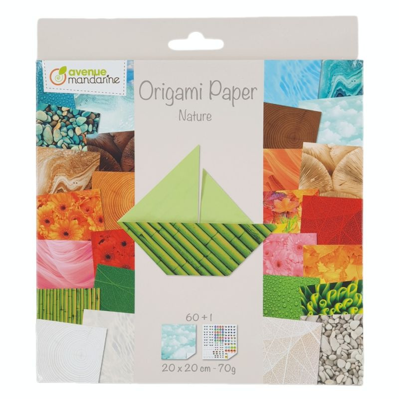 Sada papírů Clairefontaine Origami Příroda Clairefontaine