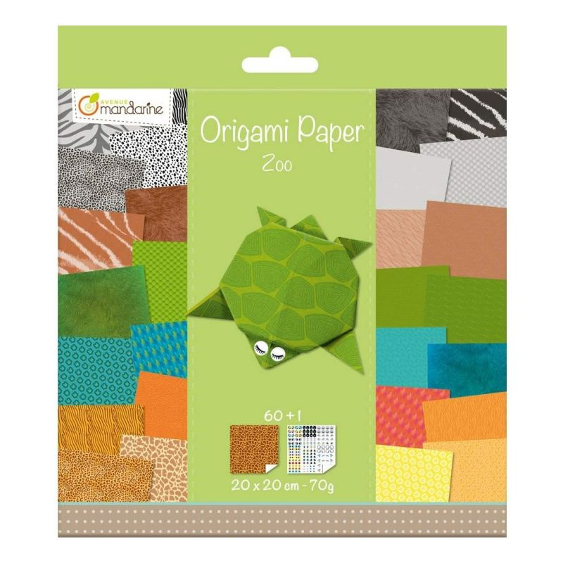 Sada papírů Clairefontaine Origami Zoo Clairefontaine