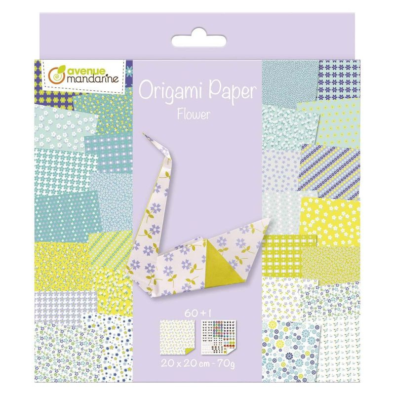 Sada papírů Clairefontaine Origami Kytky Clairefontaine