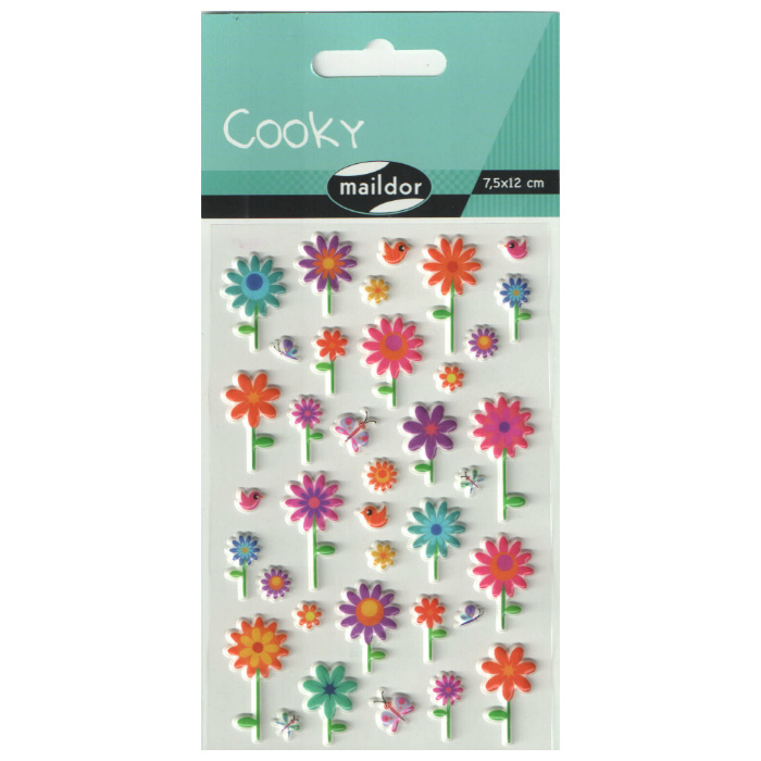 Samolepky Cooky - Květiny