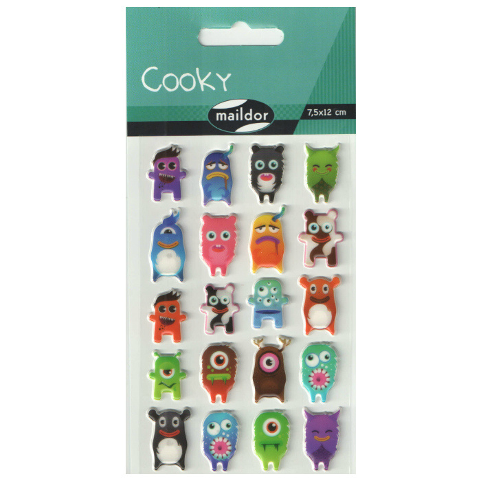 Samolepky Cooky - Příšerky