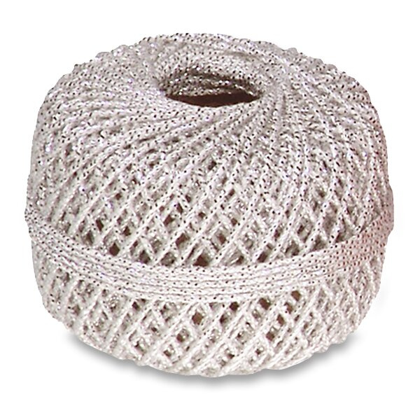 Dárkový provázek Clairefontaine Cords stříbrný