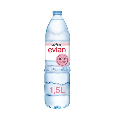 Voda Evian - neperlivá, 6 x 1,5 l