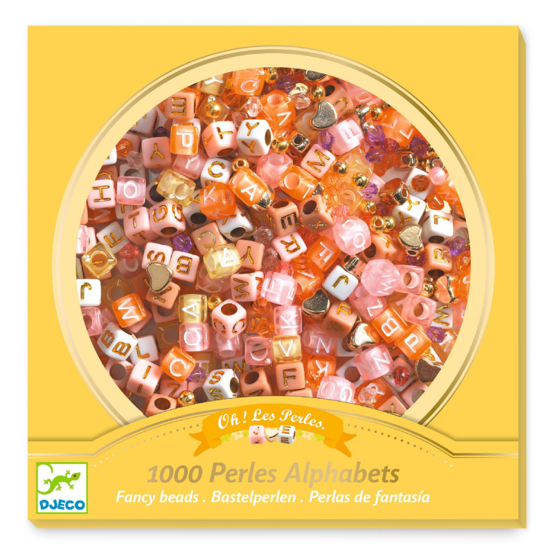 Djeco Tvoření šperků Abeceda zlatá