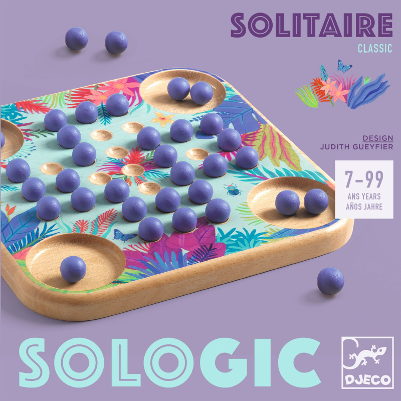 Hlavolam SOLITAIRE - hra z kategorie Domino, hlavolamy