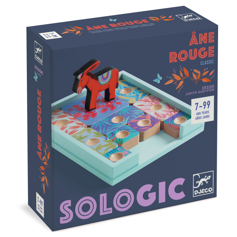 Djeco Sologic: Červený oslík Strategická hra plná logiky a zábavy