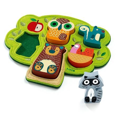 DJECO Vkládací puzzle Oski
