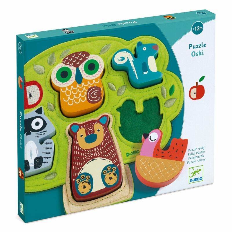 DJECO Vkládací puzzle Oski