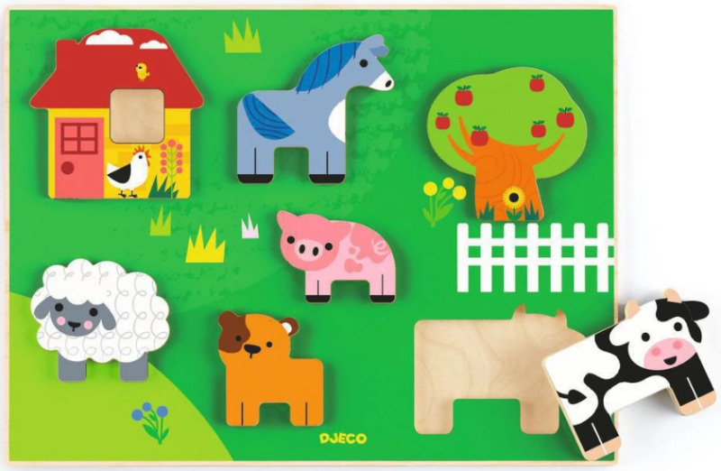 DJECO Farm Story puzzle