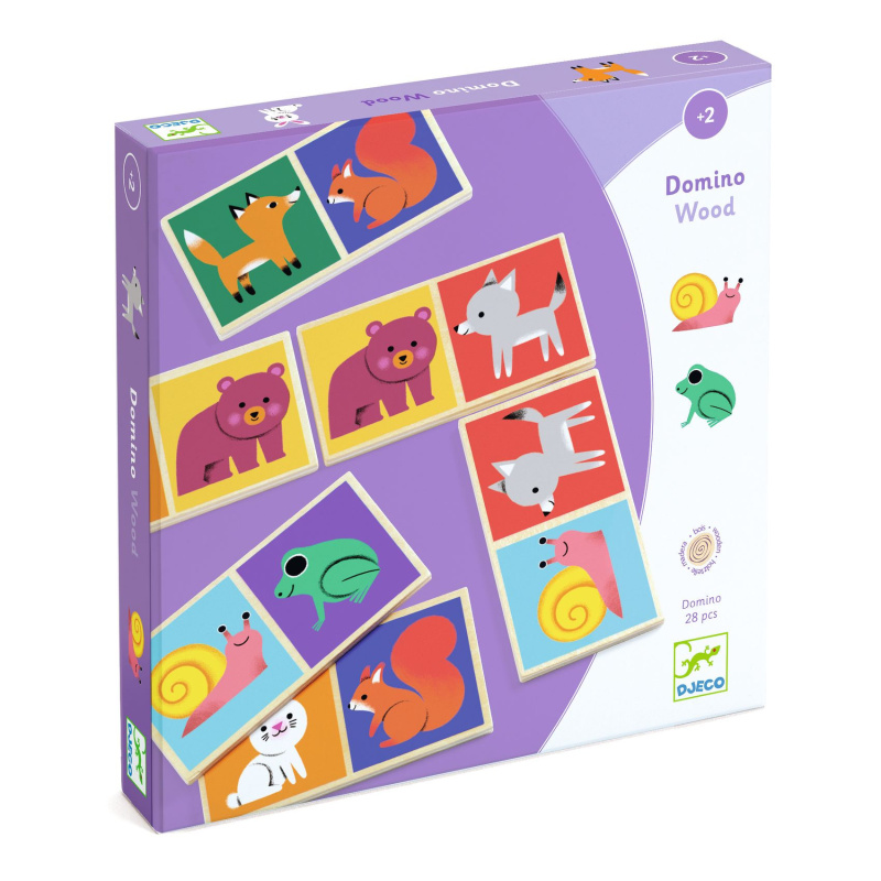 Domino Lesní zvířátka DJECO