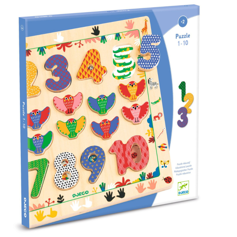 DJECO Vkládací puzzle Počítání
