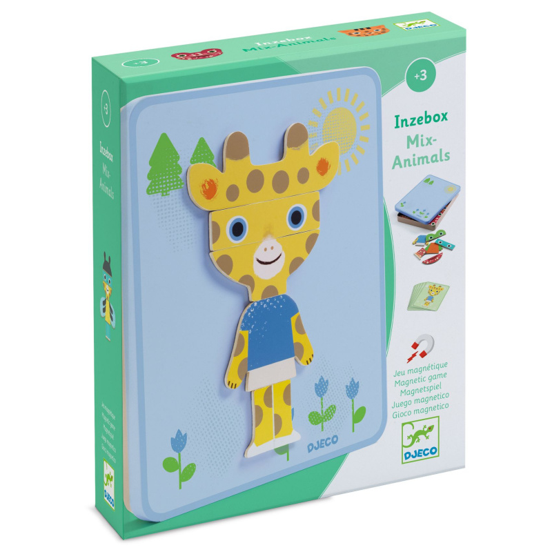 DJECO Magnetické Inzebox Mix Zvířátek