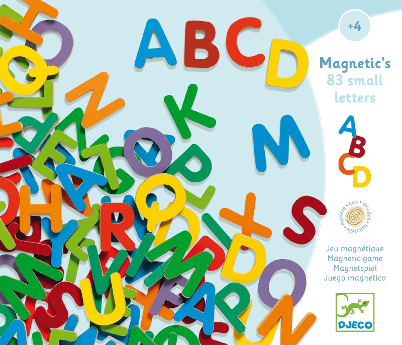 DJECO Magnetická písmenka malá