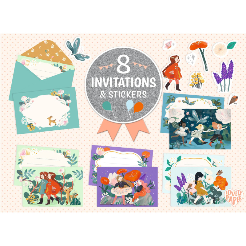 DJECO - CARTES D’INVITATION - Garden Friends
Correspondence Box-FSC MIX - FSC MIX