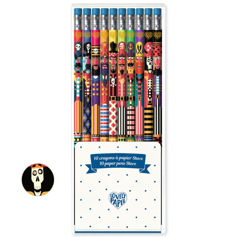 Djeco 10 Steve pencils