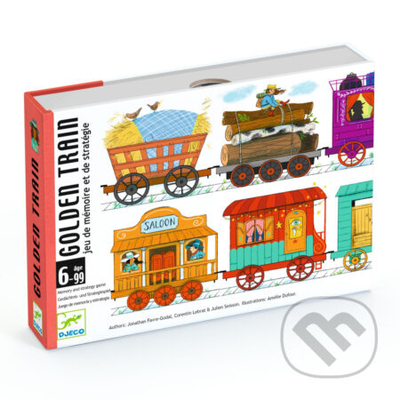 DJECO Karetní hra Golden Train