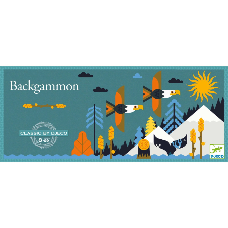 Backgammon desková hra od Djeco