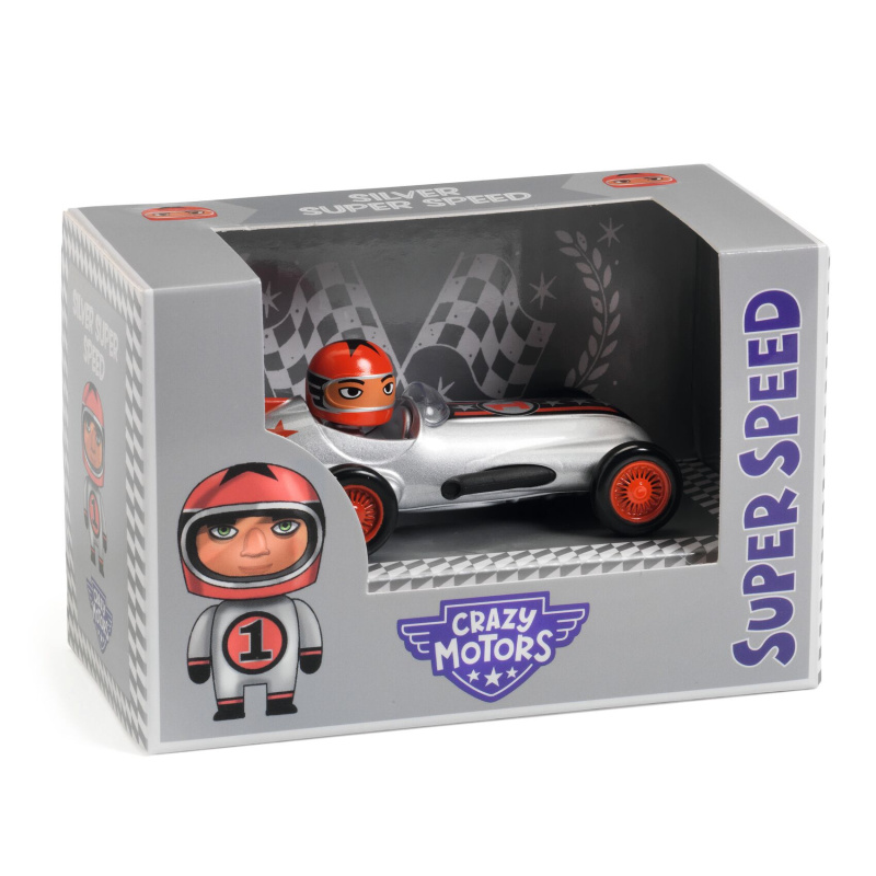 DJECO Crazy Motors autíčko Silver Super Speed
