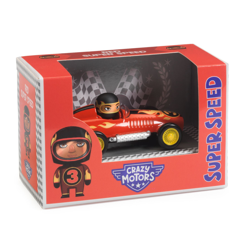 DJECO Crazy Motors autíčko Red Super Speed