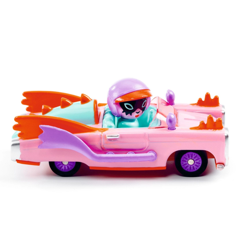Autíčko DJECO Crazy Motors Pink Lady