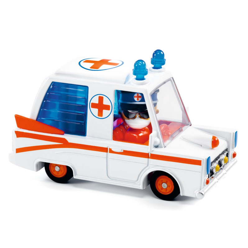 DJECO Crazy Motors autíčko Hurry ambulance
