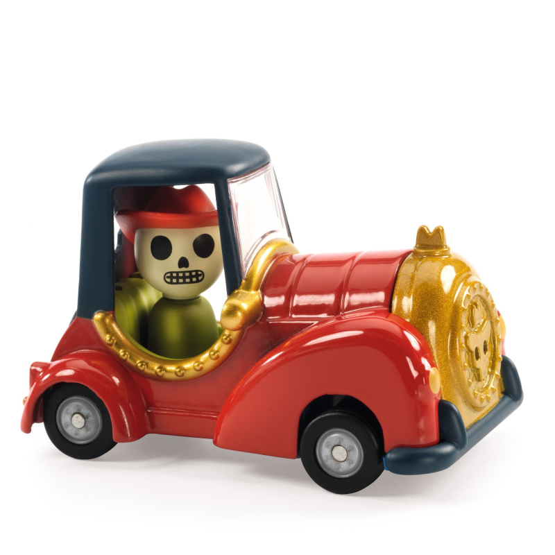 DJECO Crazy motors autíčko Red Skull