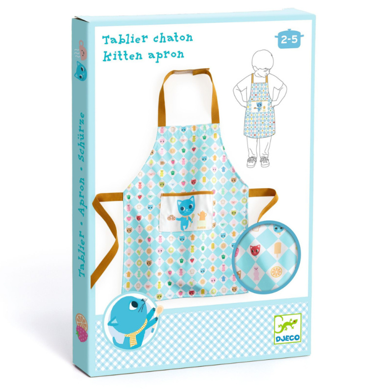 Dětská zástěrka - kočička