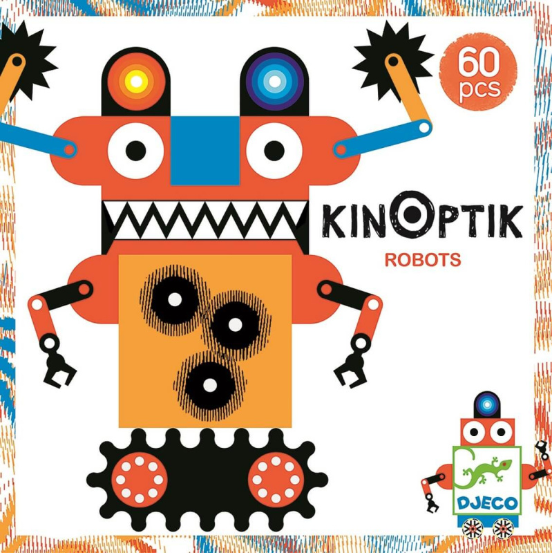 Magnetické puzzle Kinoptik roboti DJECO