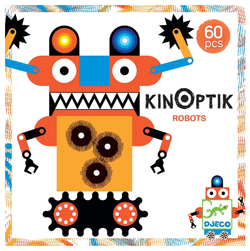 Magnetické puzzle Kinoptik roboti DJECO