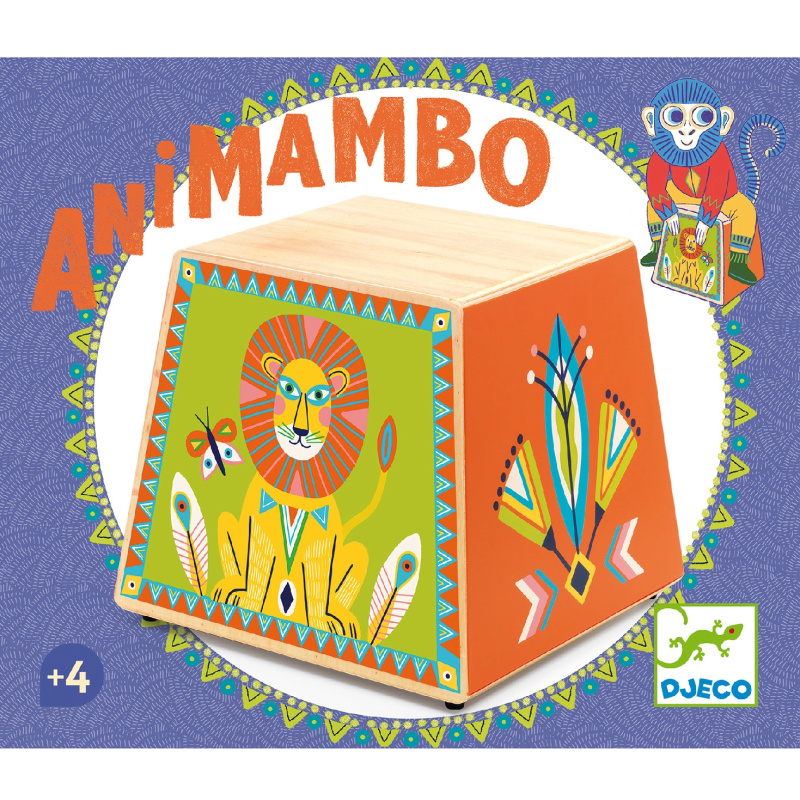 Djeco Animambo Dřevěný Cajón pro Děti