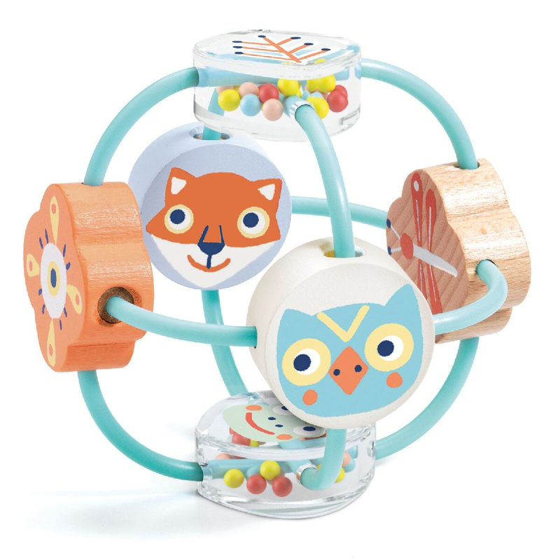 Chrastítko Djeco BabyBali pro děti od 3 měsíců