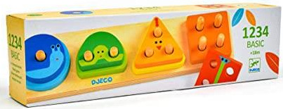 Djeco Puzzle - 1,2,3,4 Základní