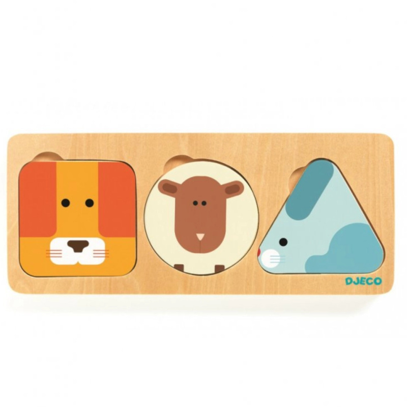 Vkládací Puzzle Djeco Tvary