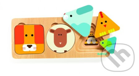 Vkládací Puzzle Djeco Tvary