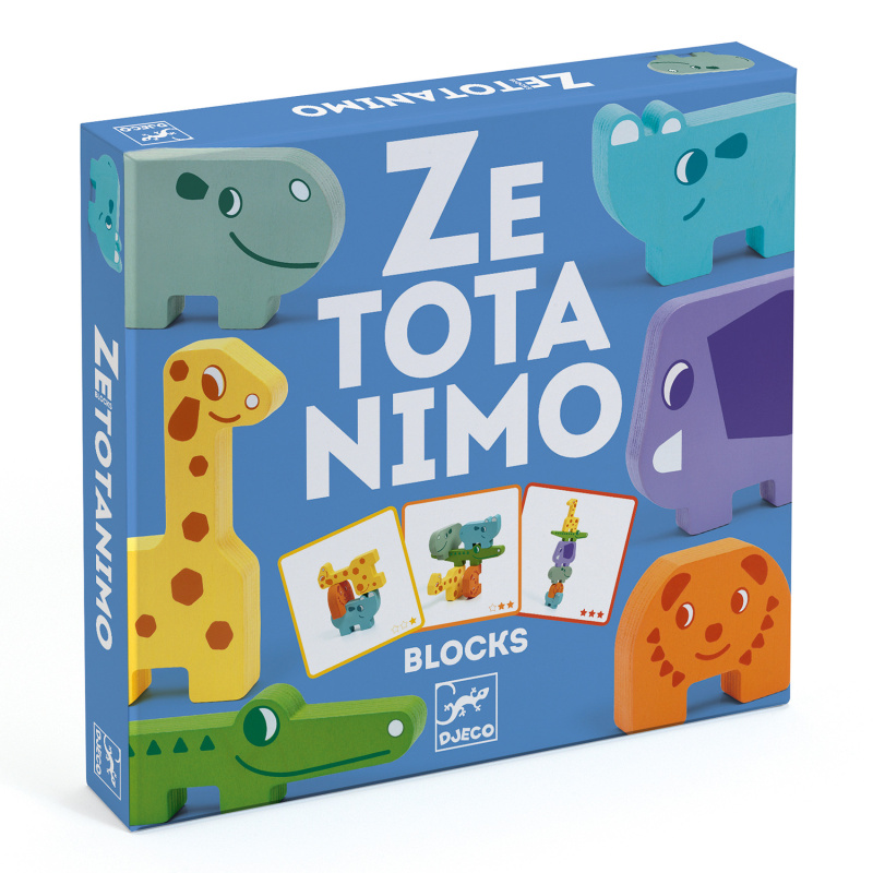 Puzzlové kostky se zvířátky ze Zoo od Djeco