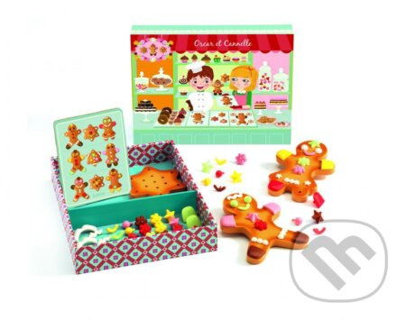 Djeco Dřevěná sada Pan perníček