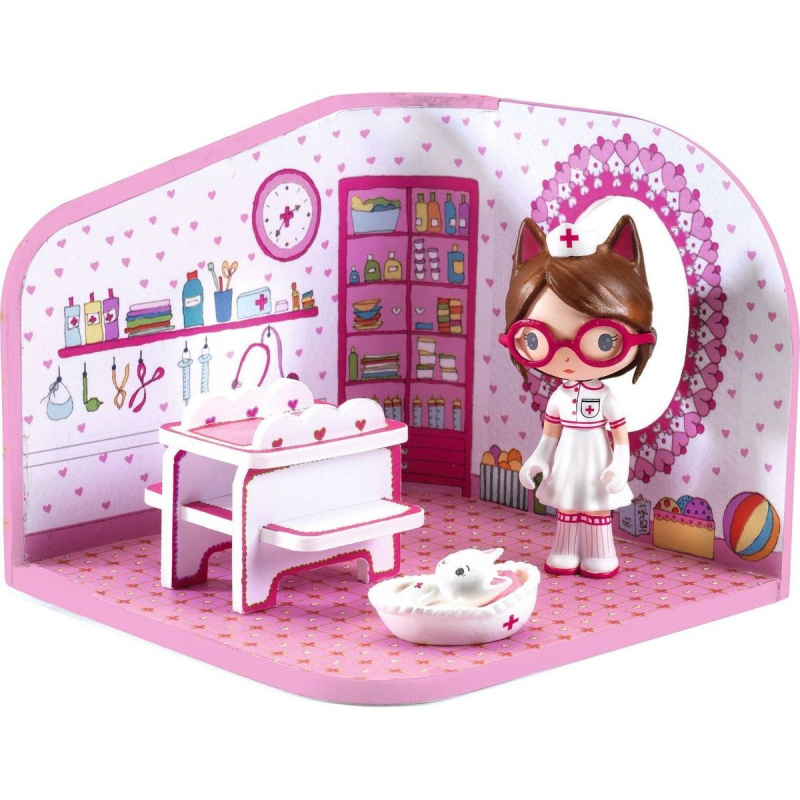 Djeco Milou Tinyshop veterinární ordinace
