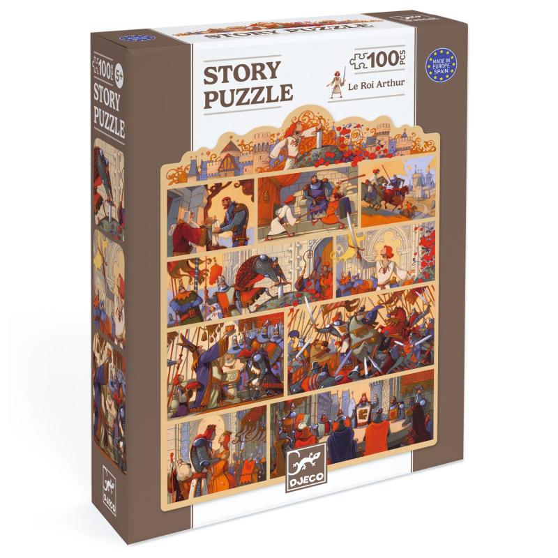 DJECO Příběhové Puzzle Král Artuš