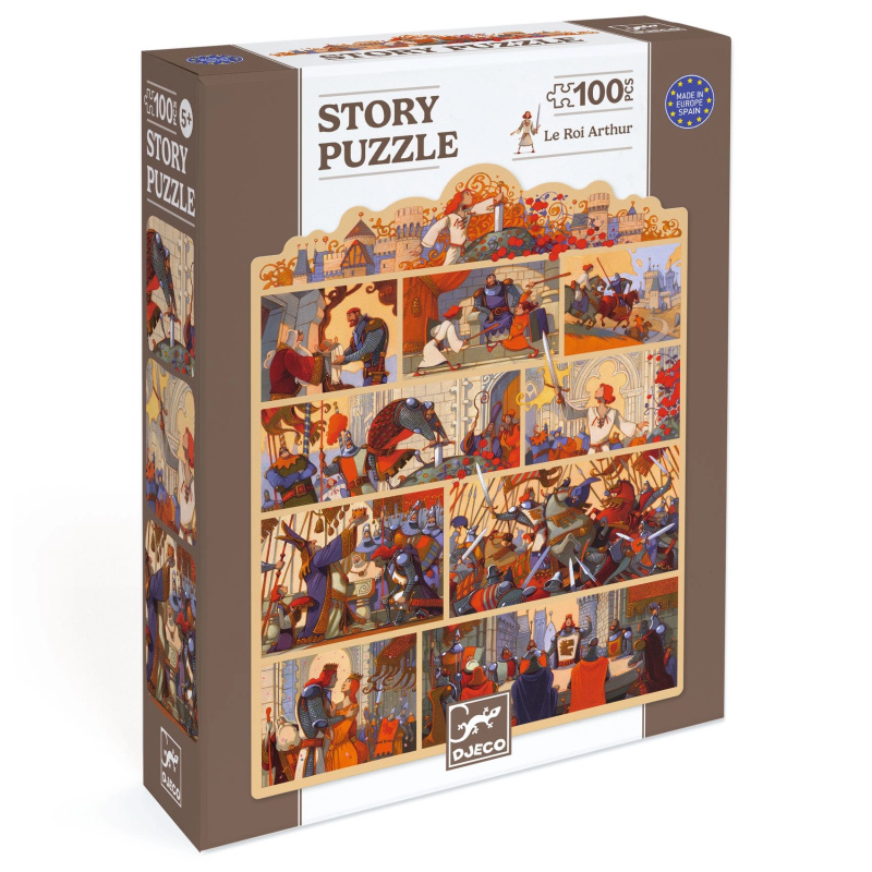 DJECO Příběhové Puzzle Král Artuš