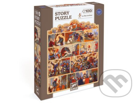 DJECO Příběhové Puzzle Král Artuš