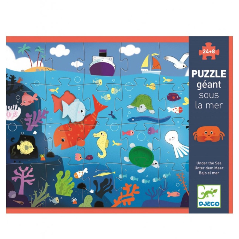 Djeco Velké puzzle Moře