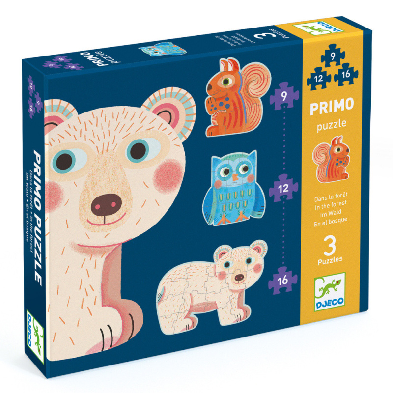DJECO Puzzle pro nejmenší - V lese