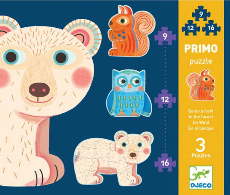DJECO Puzzle pro nejmenší - V lese